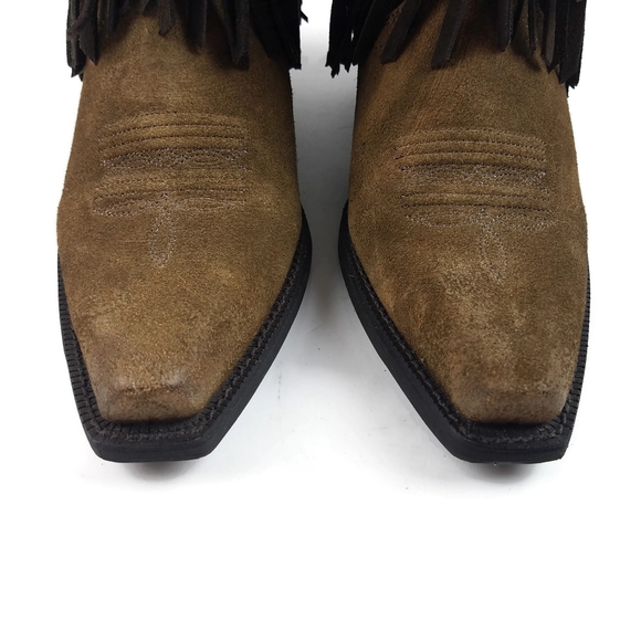 Ariat Gold Rush Fringed Western Cowgirl Boots - Picture 3 of 8